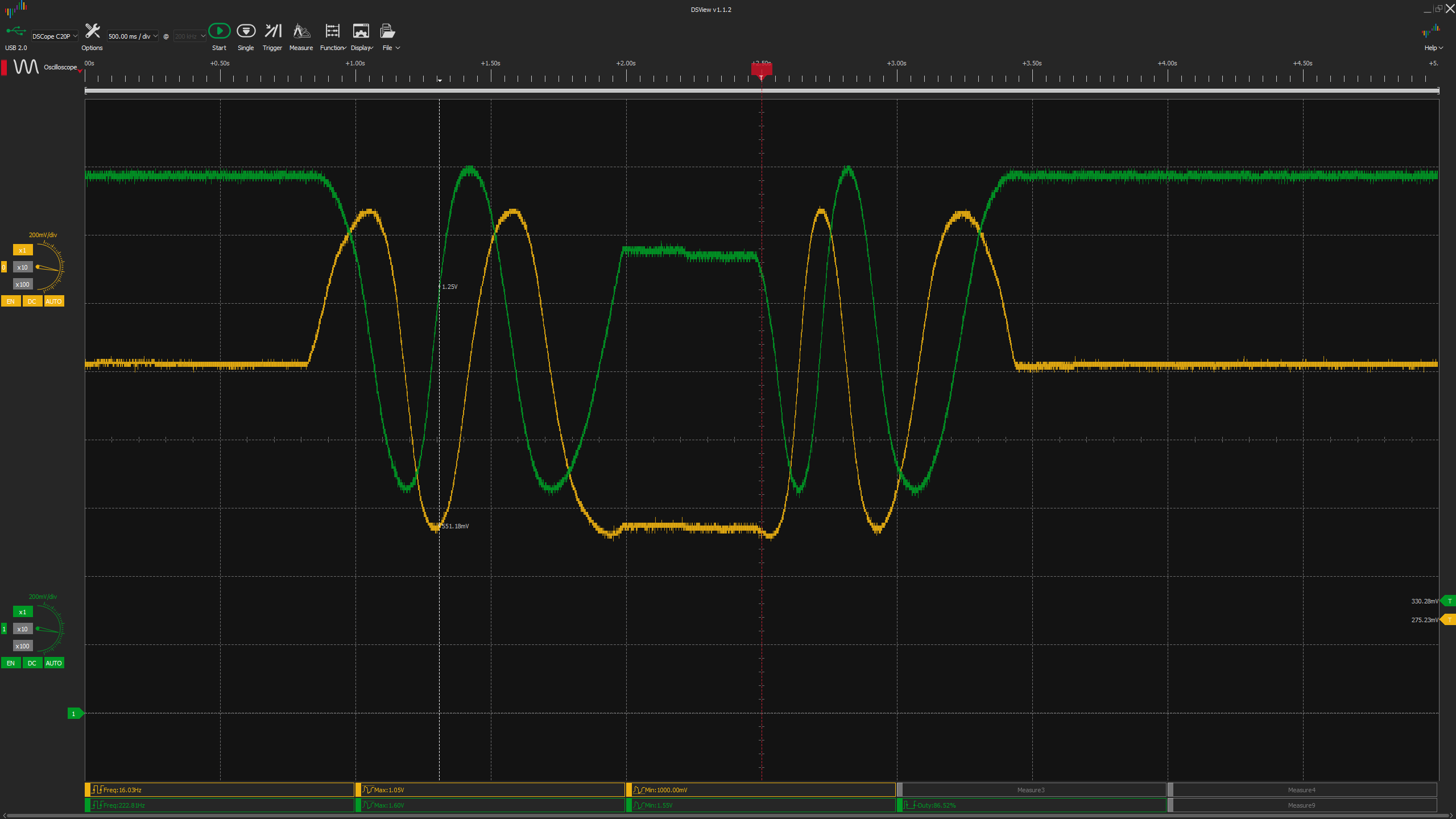 hall sensors traces